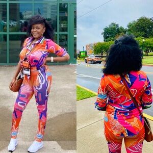 Vibrant Muse Matching Legging Set